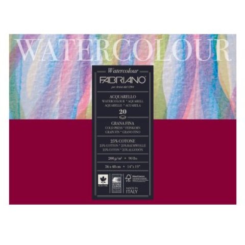 BLOK 36 X 48 FABRIANO WATERCOLOR 200 G 20 L GF