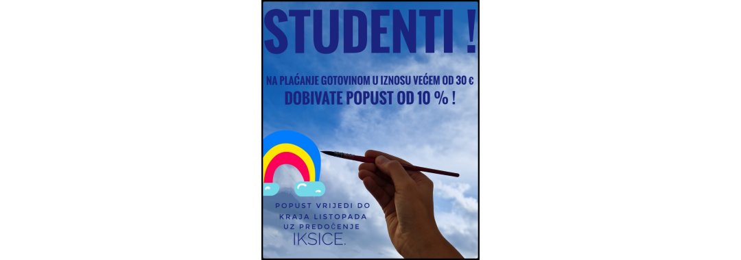 Studentski popust u listopadu